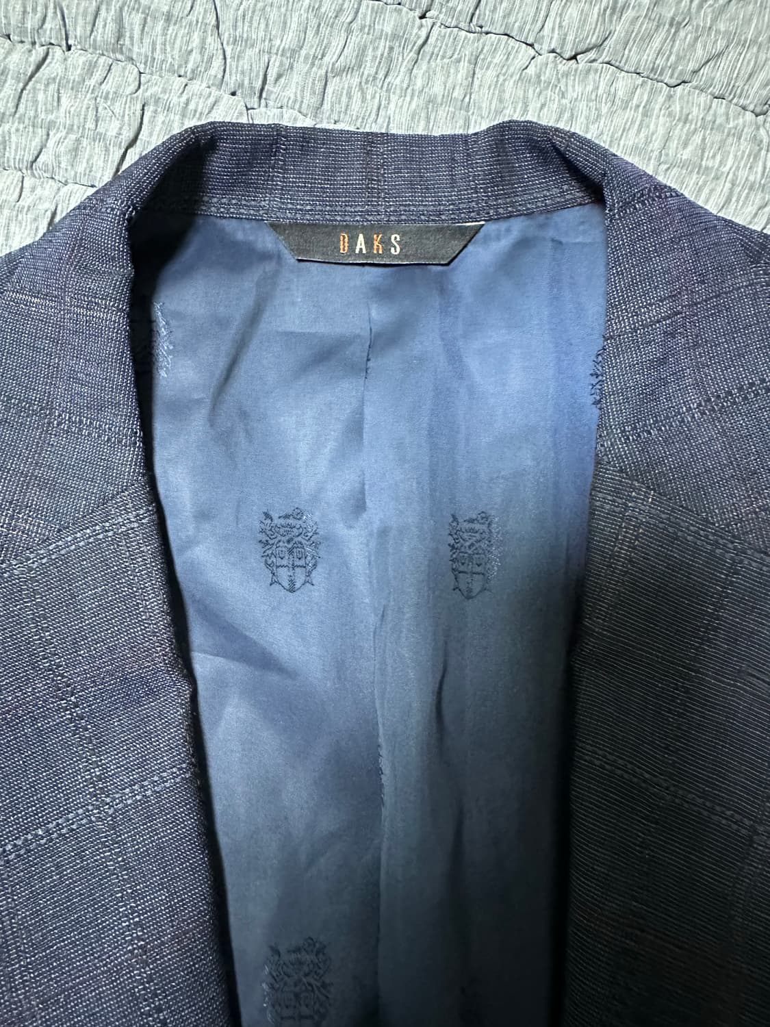 DAKS 남성 체크 자켓 상품이미지4