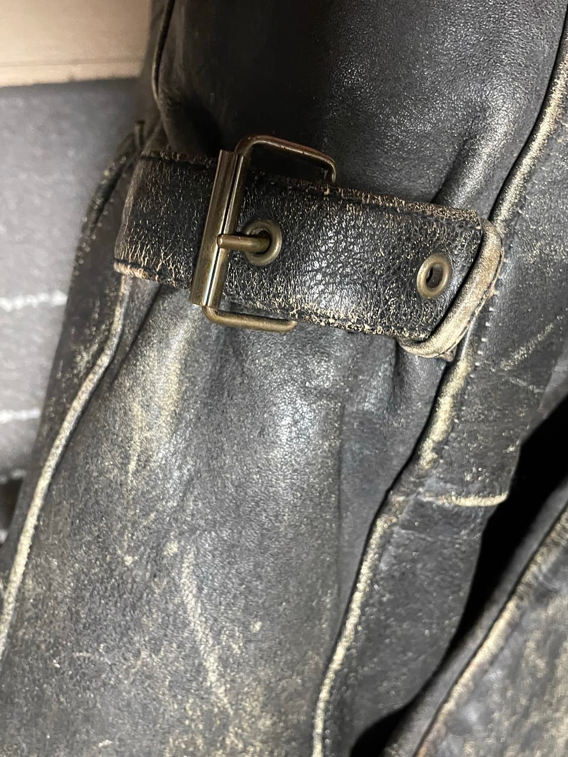 빈티지 레더 자켓 상품이미지5