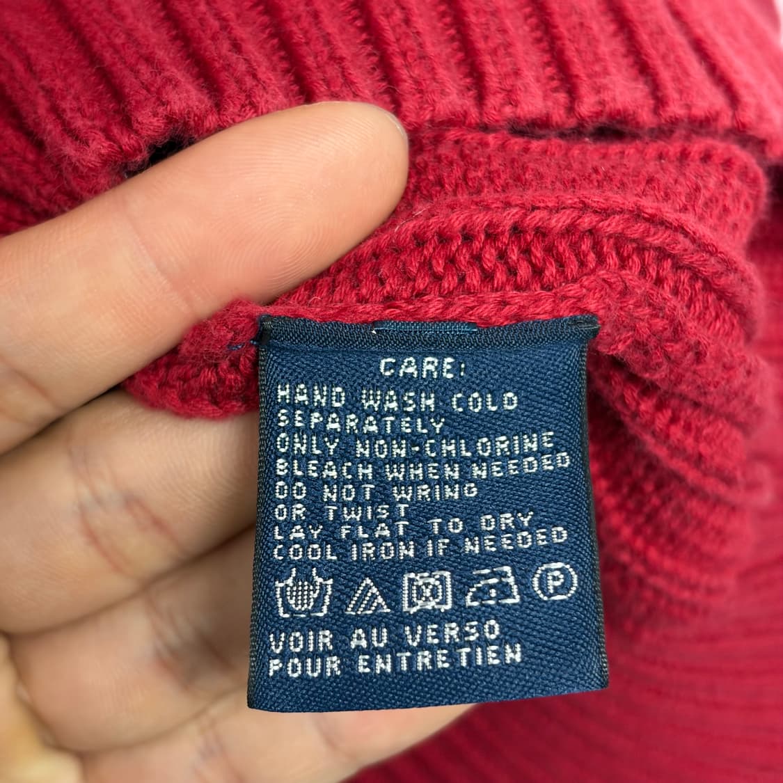 폴로 랄프로렌 케이블 브이넥 니트 2 상품이미지5