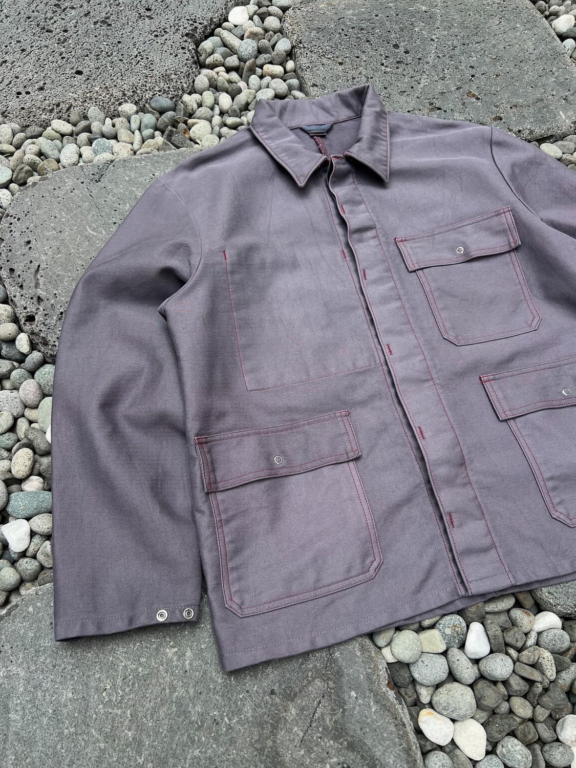 OLD EURO VINTAGE GREY WORK 빈티지유럽워크자켓 상품이미지4