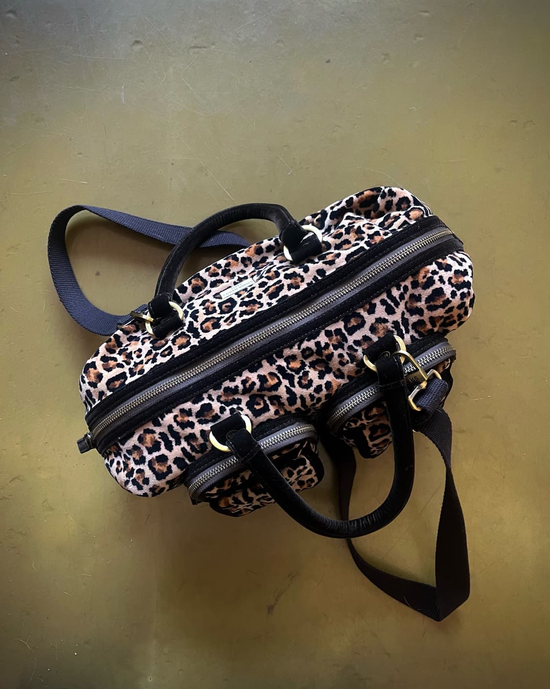 SONIA RYKIEL Velour Leopard Tanker Bag 상품이미지9
