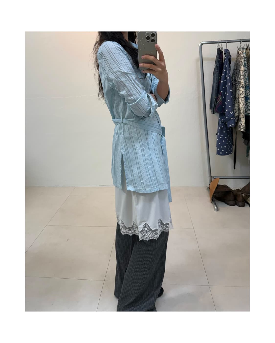 빈티지 슬립 원피스 상품이미지5