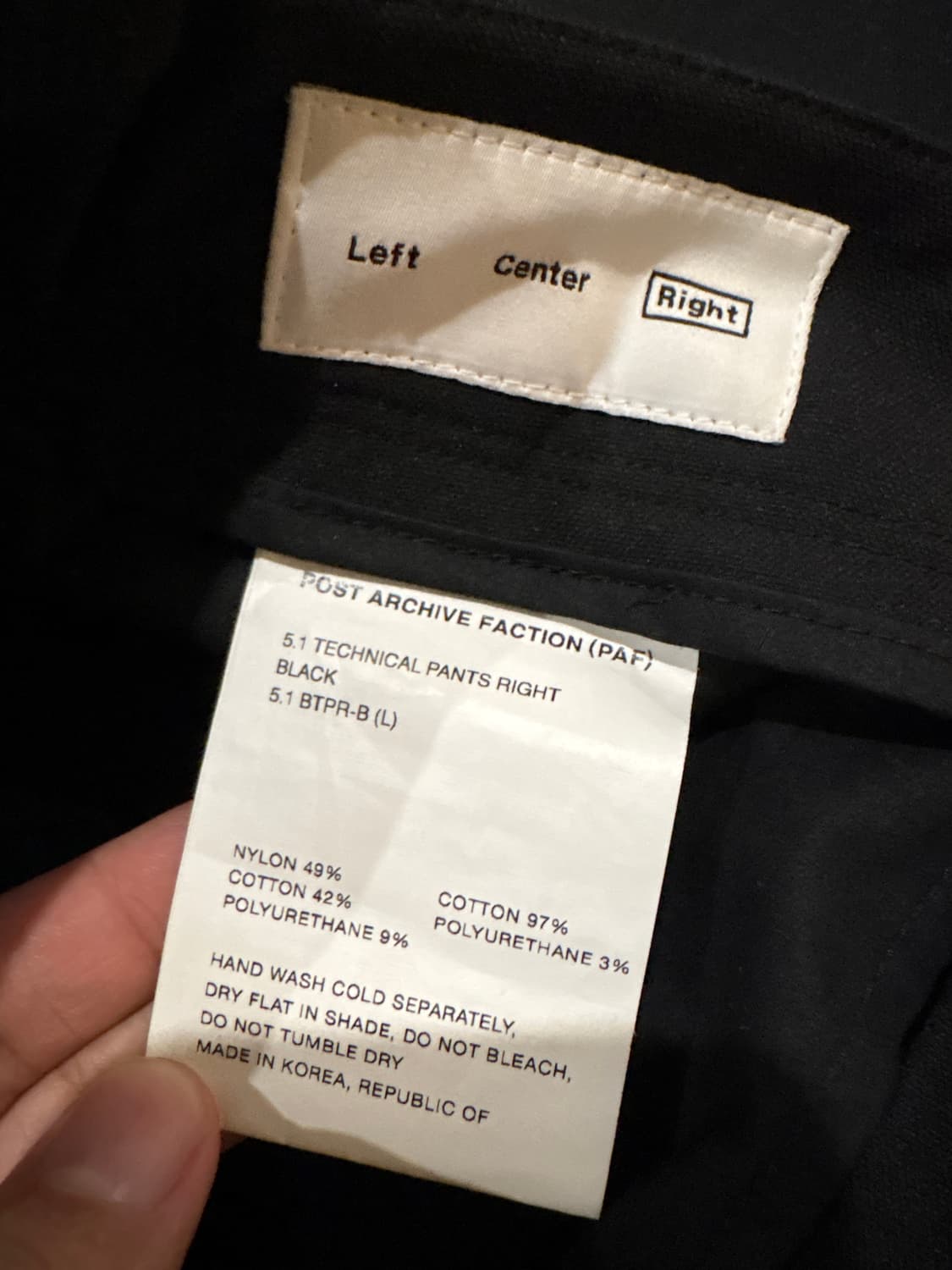 Post archive faction 5.1 테크니컬 팬츠 상품이미지2