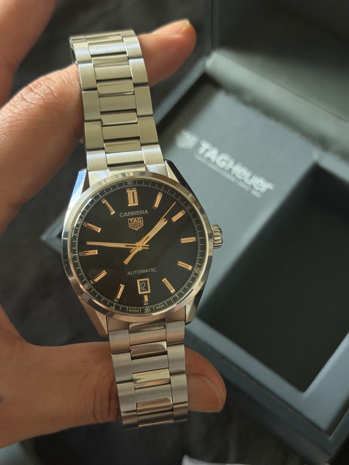 태그호이어 까레라 칼리버5 로즈골드 39mm 상품이미지3