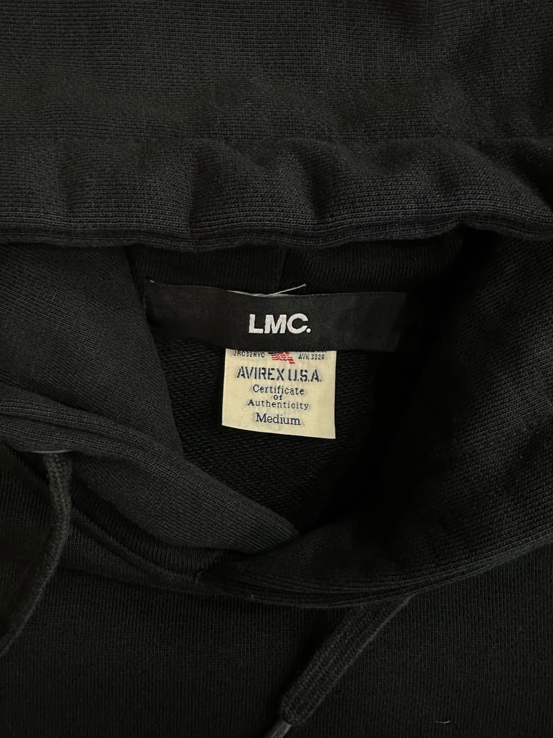 AVIREX x LMC 후드티 블랙 상품이미지3