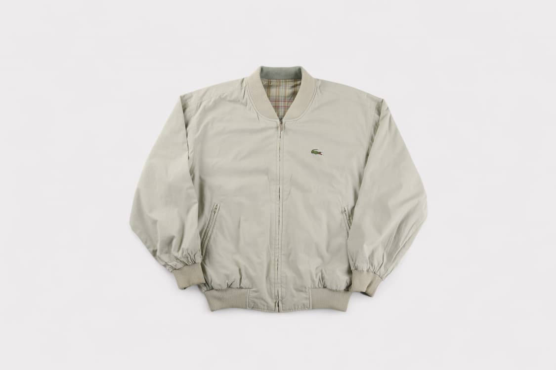 [XL] 90's 라코스테 올드스쿨 양면 블루종 자켓 상품이미지6