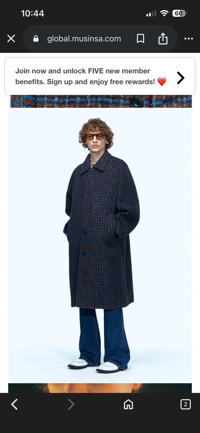 Anderson bell 발마칸 울 코트 상품이미지1