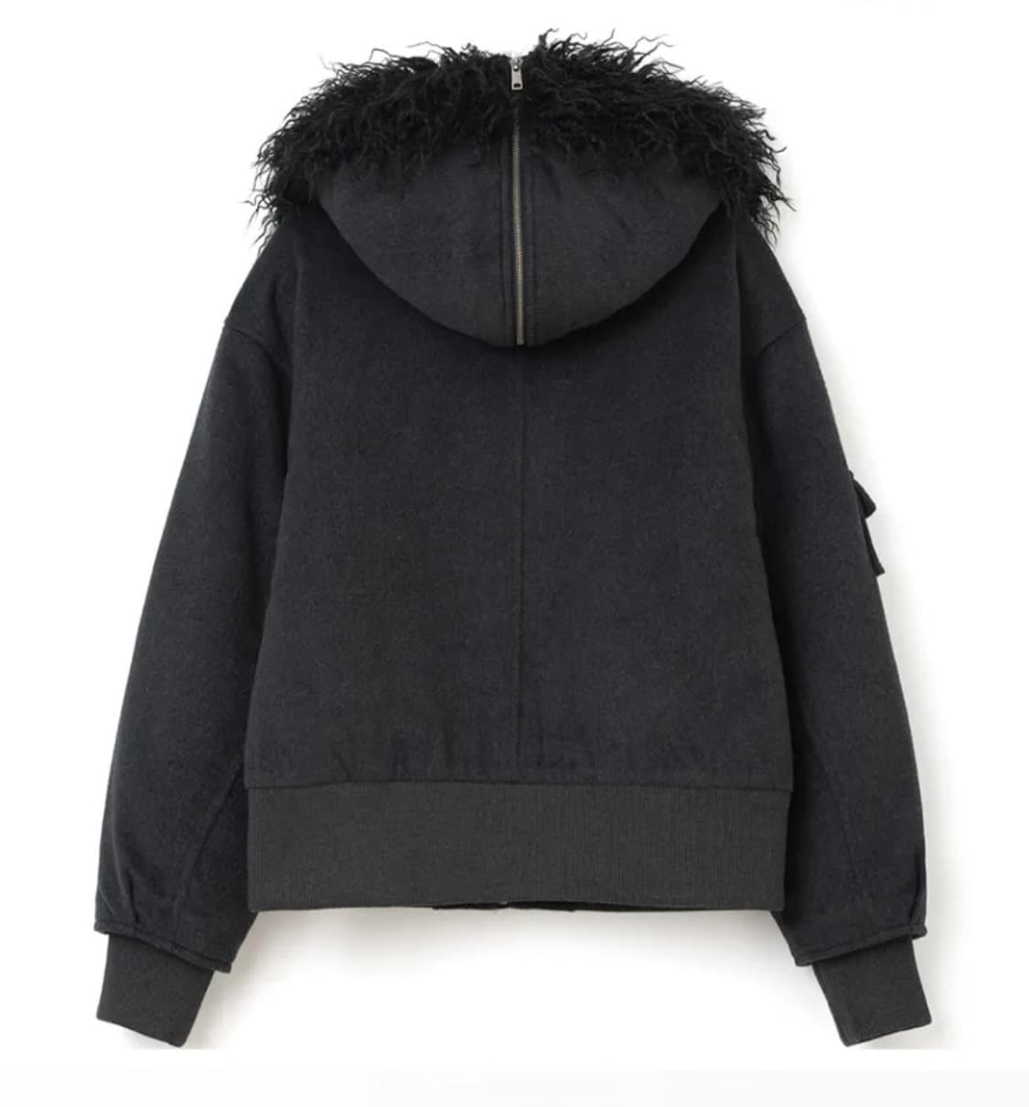 밀로우먼 버튼 플라이트 울 파카 상품이미지3