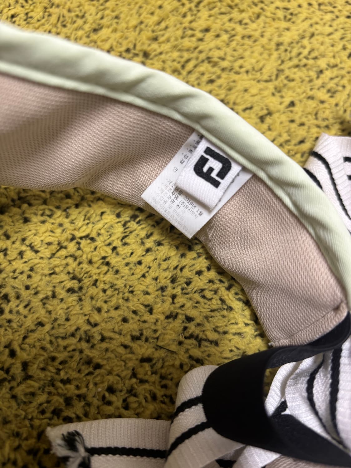 풋조이 여성 골프 썬캡 연두색 상품이미지5