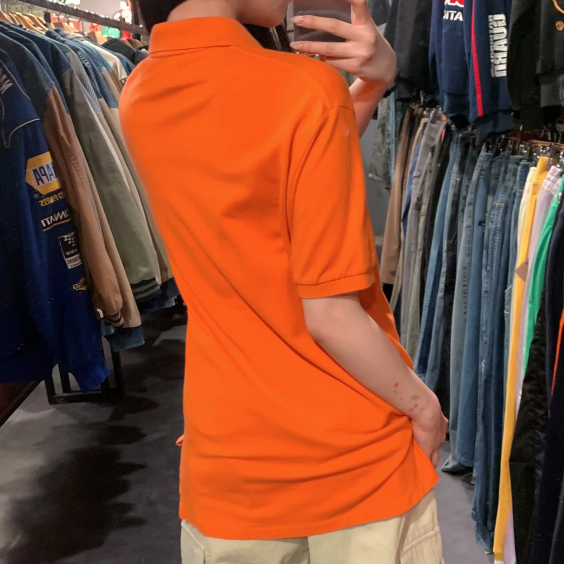 [IM] 폴로 랄프로렌 반팔 피케 셔츠 오렌지 상품이미지5