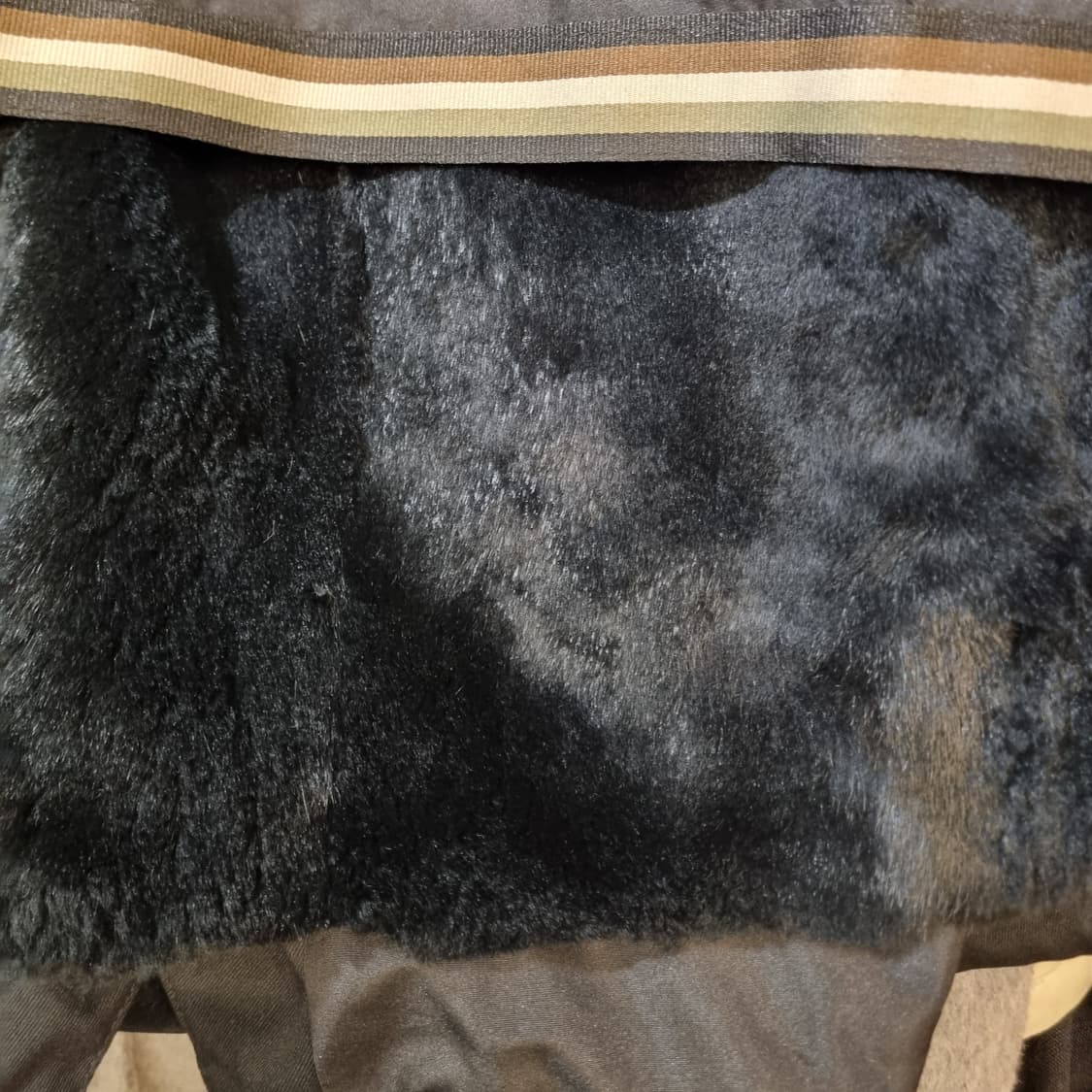 BCBG 블랙 후드 코트 점퍼 상품이미지4