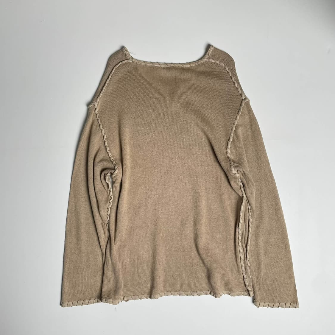 Lancel 린넨 코튼 블렌드 스티치 니트 상품이미지6