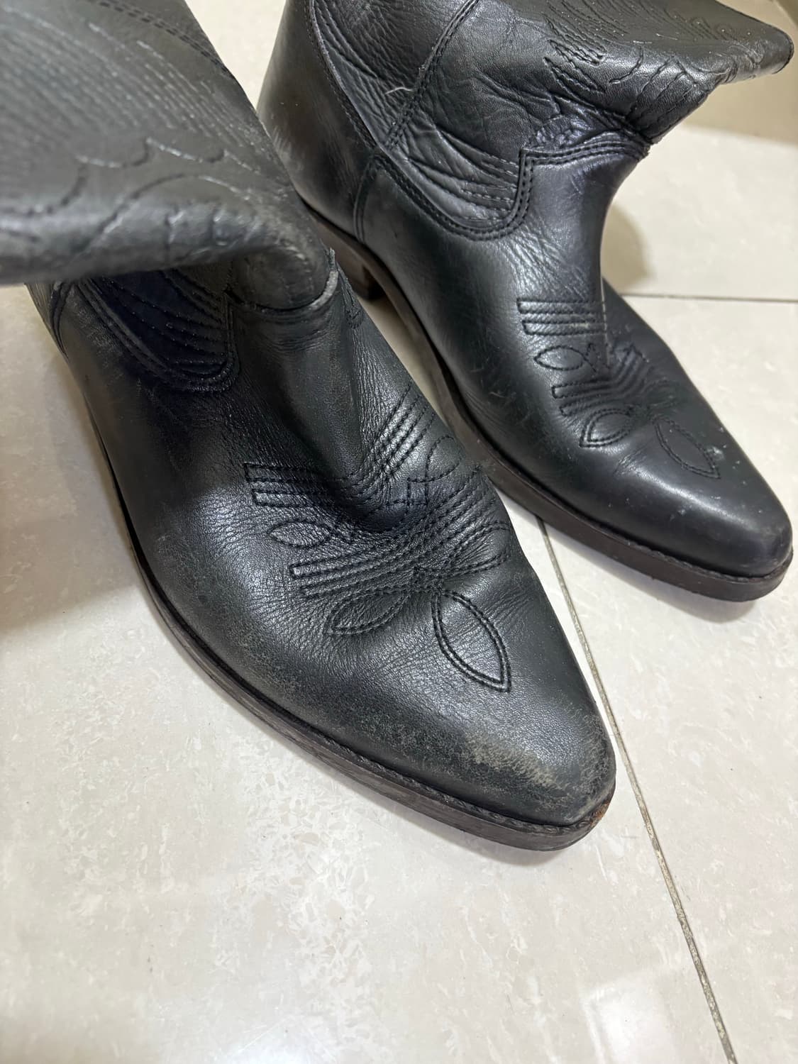 빈티지 썬더 버드 웨스턴 부츠 상품이미지1