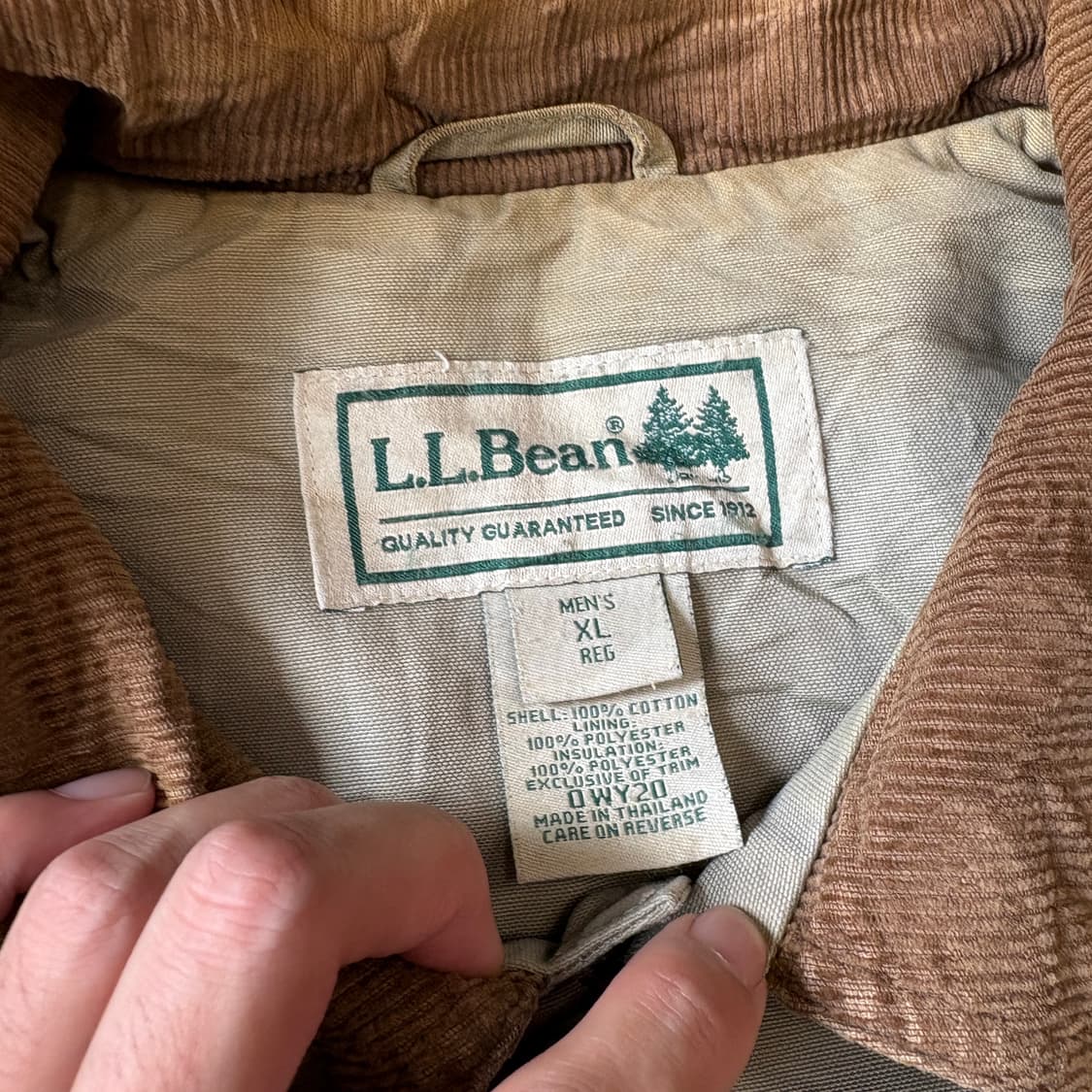 L.L.bean 정품 엘엘빈 다크 아이보리 헌팅 자켓 상품이미지8