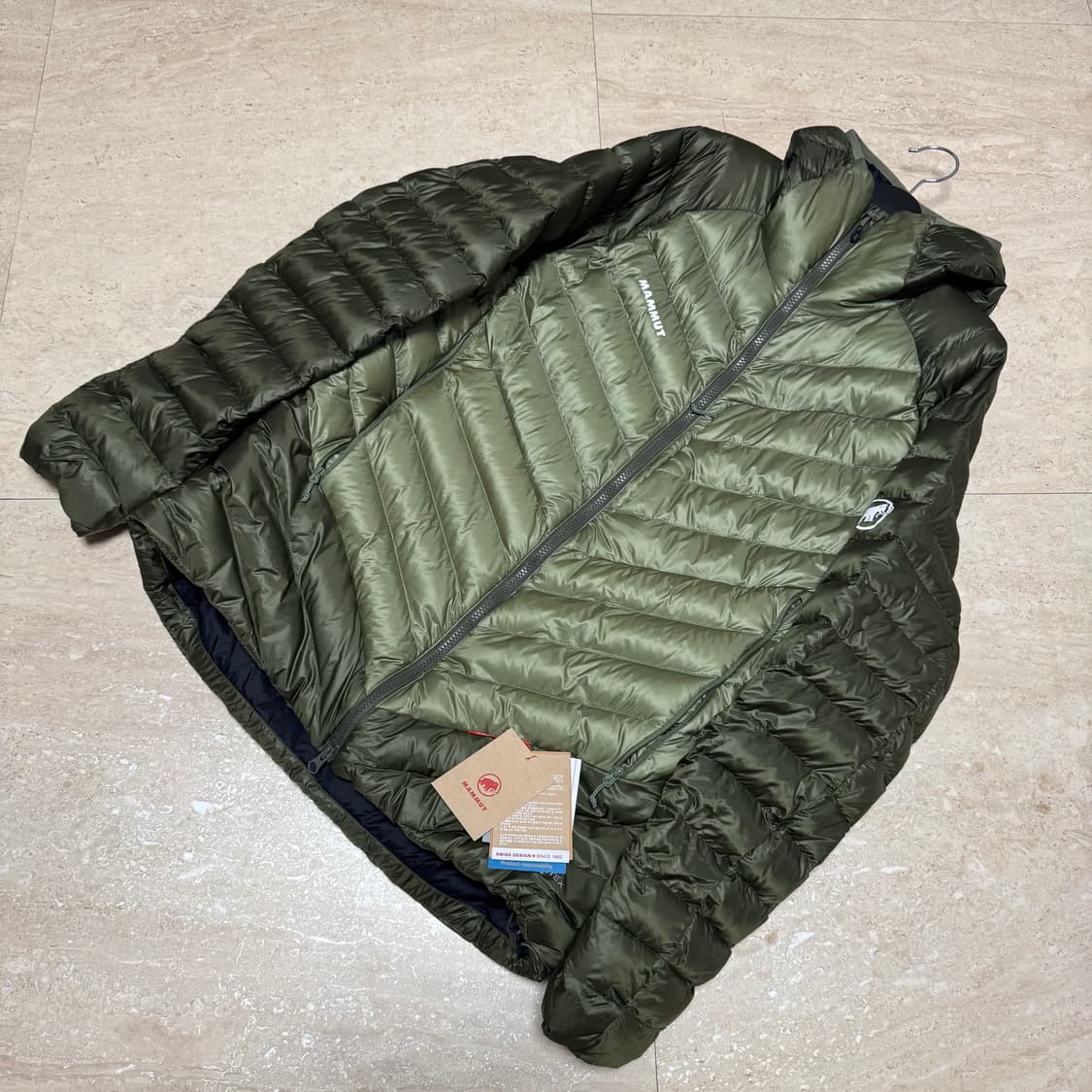 [XL] 마무트 브로드피크 경량패딩 카키 상품이미지2