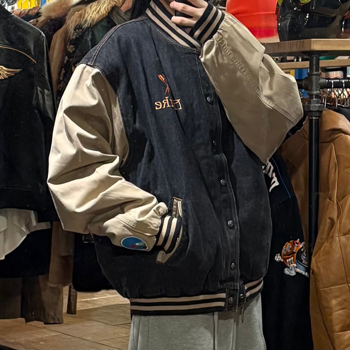 [HI] Tri-Mountain 트라이 마운틴 데님바시티자켓 흑청 상품이미지4