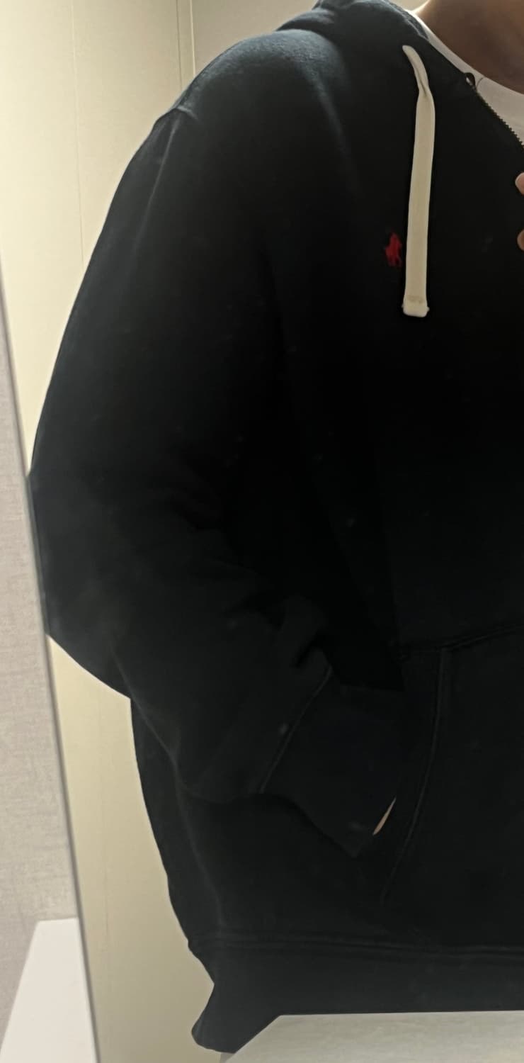 폴로 랄프로렌 블랙 후드집업 상품이미지4