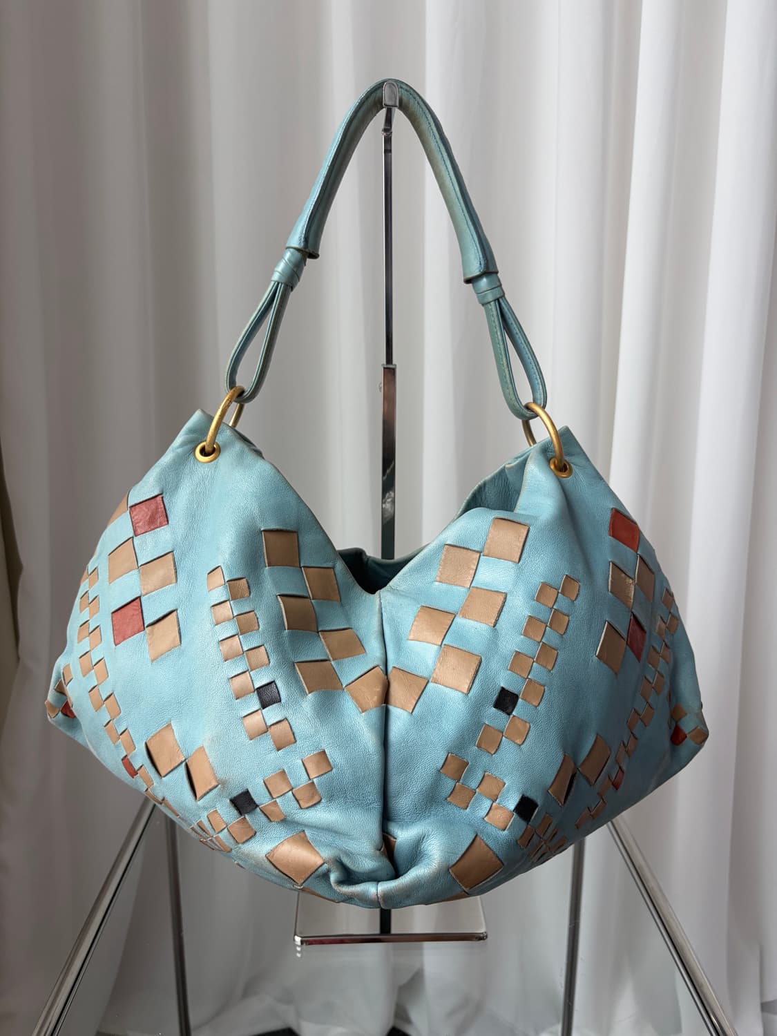 보테가 베네타 인트레치아토 포춘 쿠키 호보백 상품이미지2