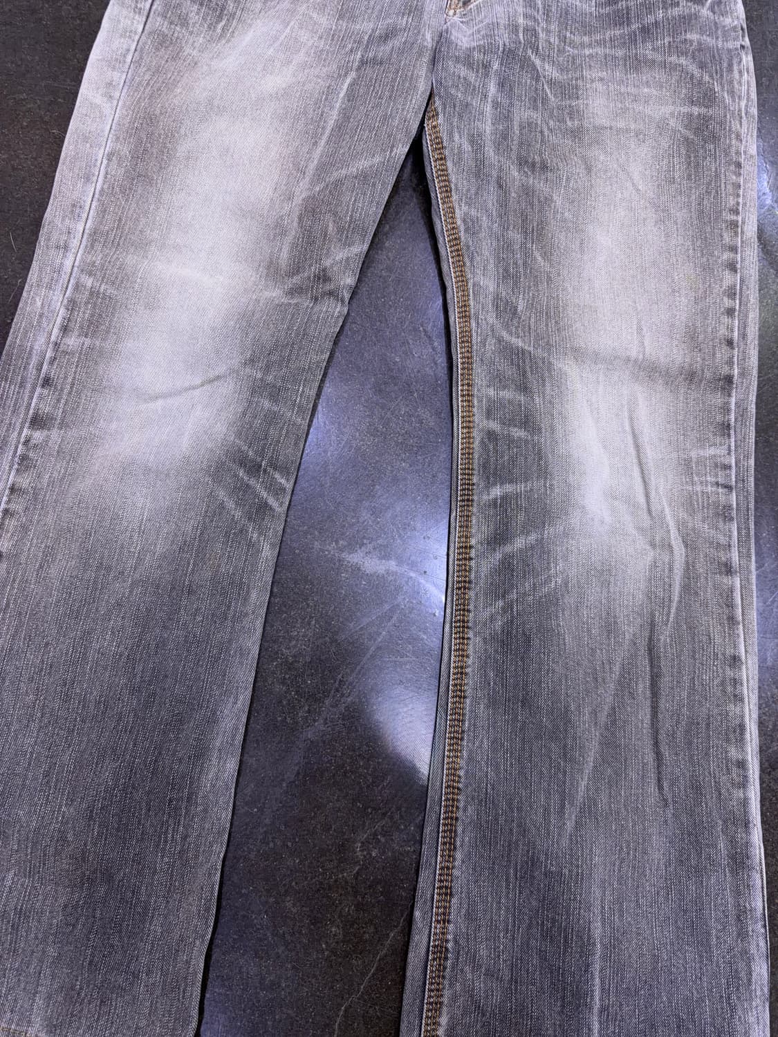 에드윈 XV 빈티지 워싱 어드저스트 백 플레어핏 부츠컷 데님팬츠 32 상품이미지5