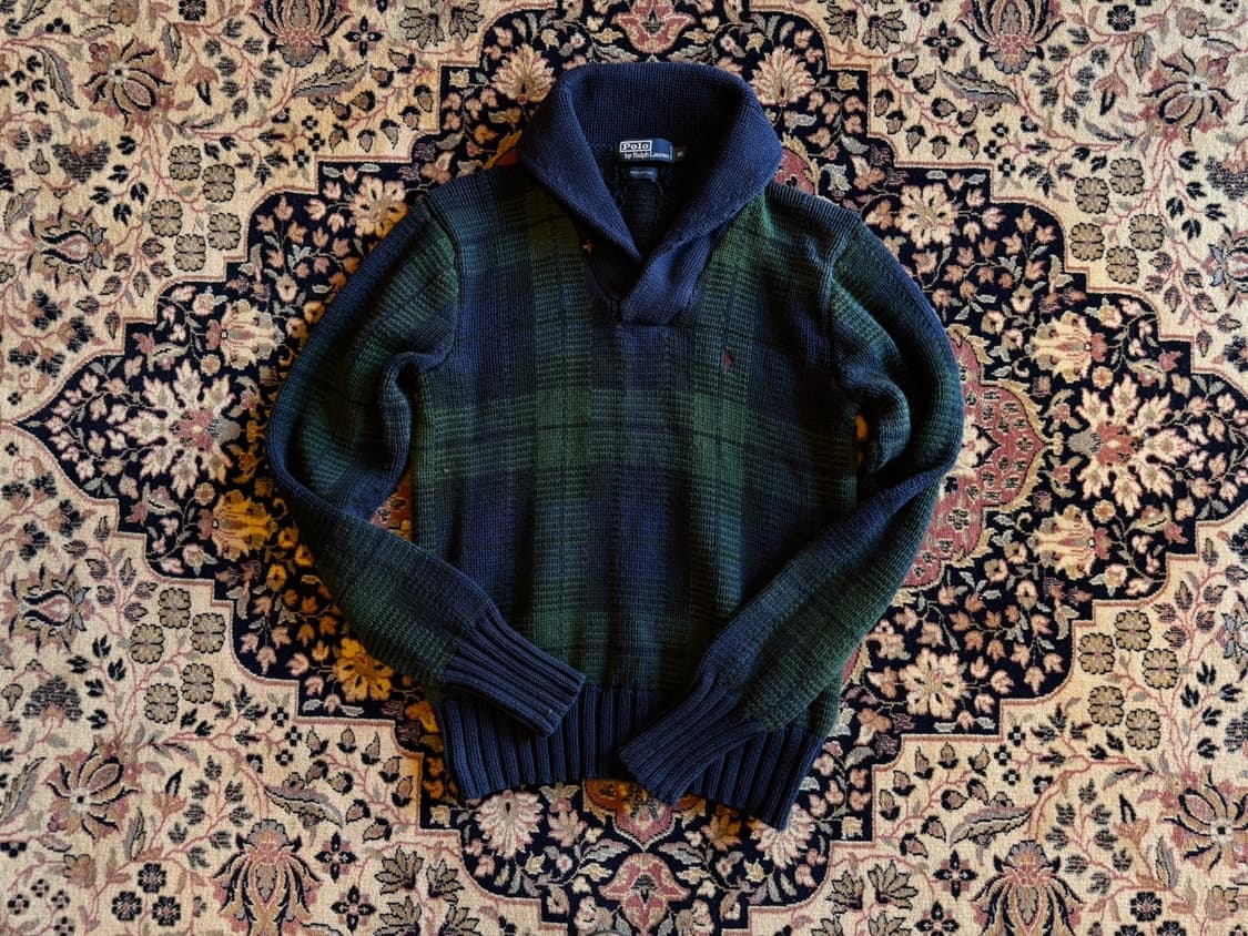 폴로 랄프로렌 숄칼라 니트 100 상품이미지1