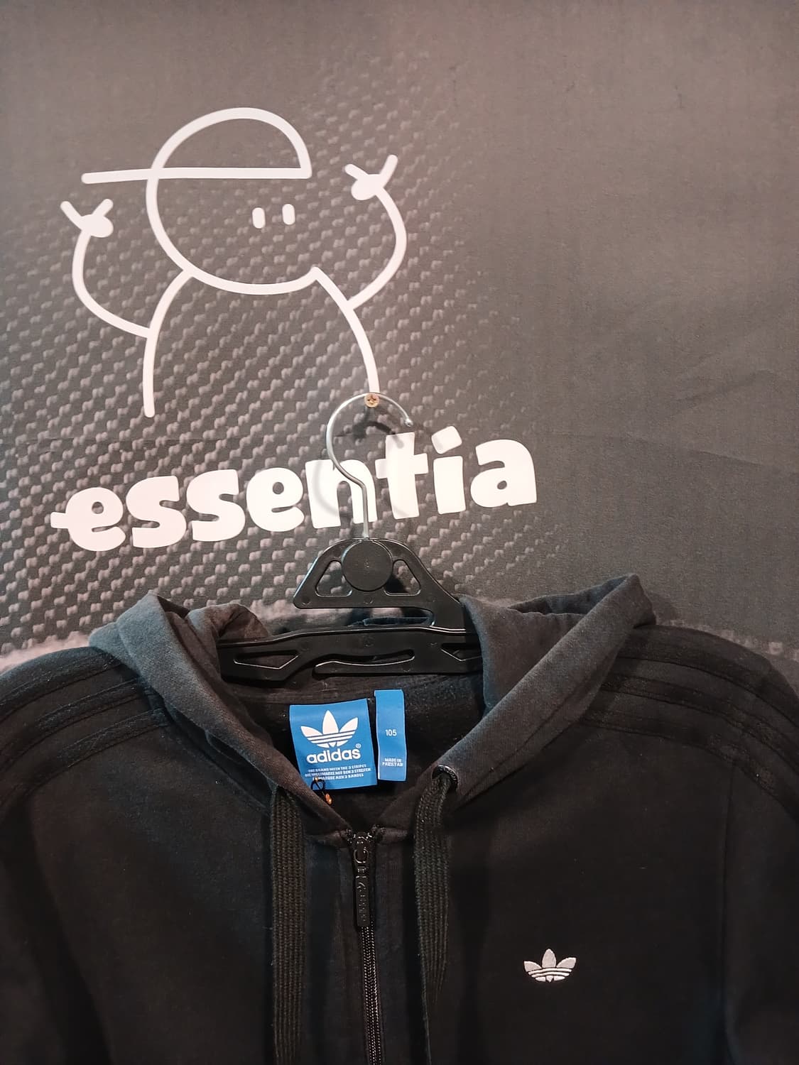 아디다스 파이어버드 후드집업 블랙 상품이미지2