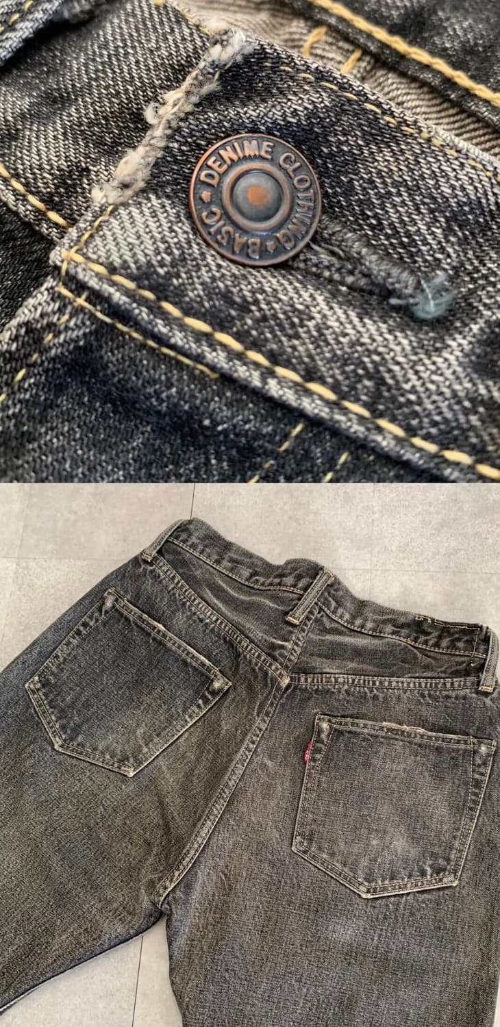 드님 워싱 데님 청바지 32 상품이미지4