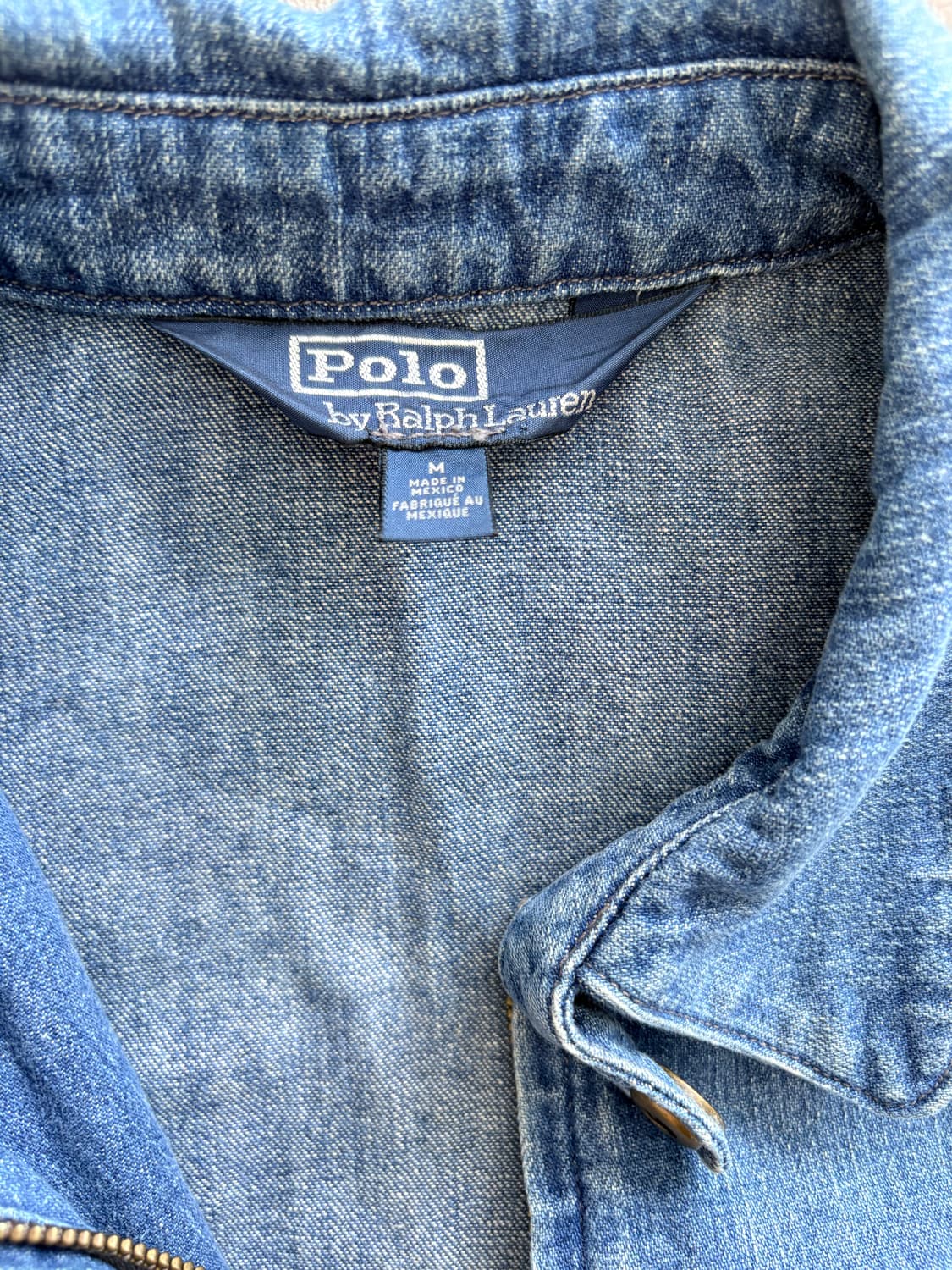 폴로 랄프로렌 데님 해링턴 보머 자켓, M 상품이미지3