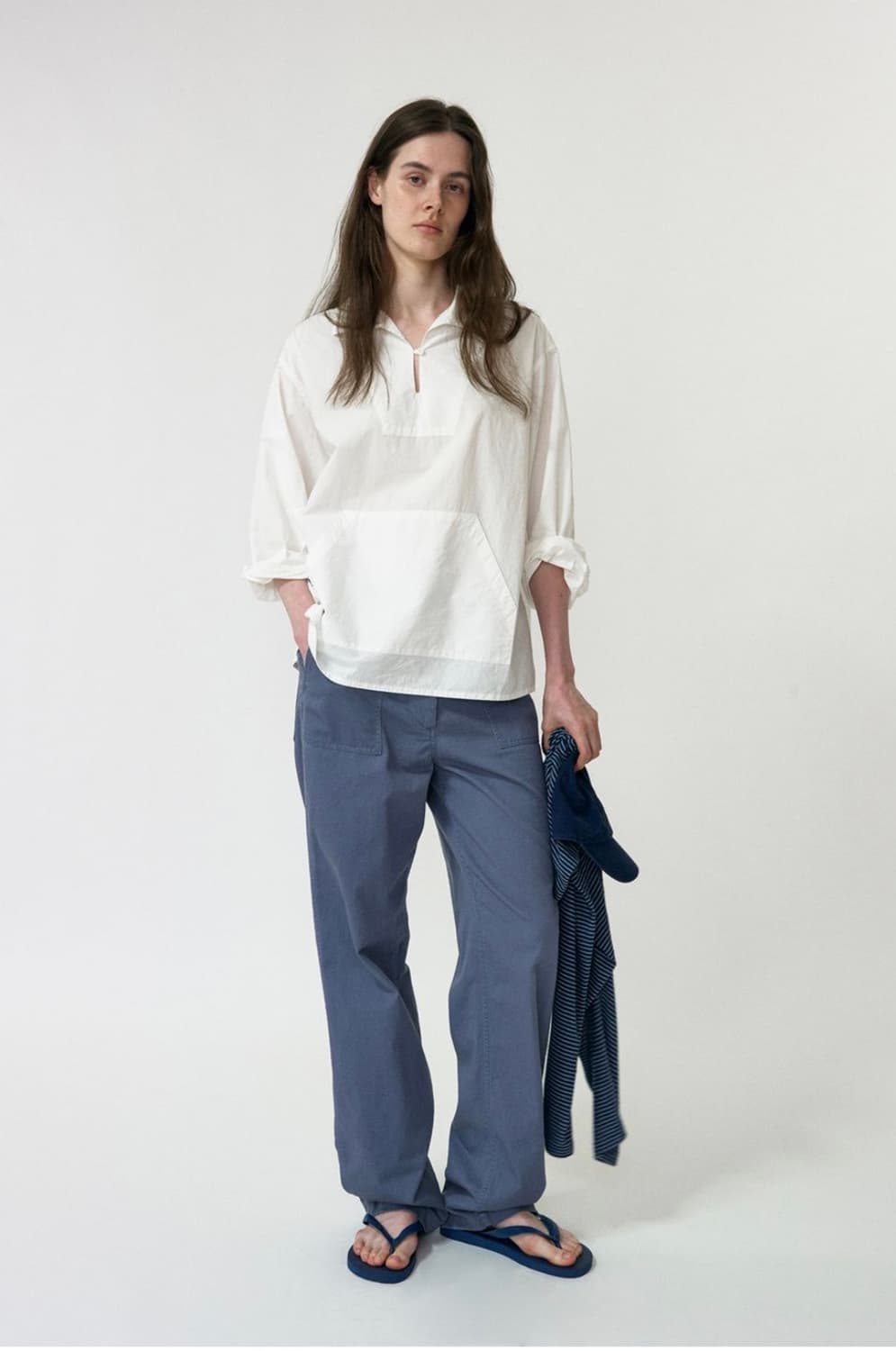 낫띵리튼 누 퍼티그 팬츠 Nou fatigue pants (Indi Bl 상품이미지1