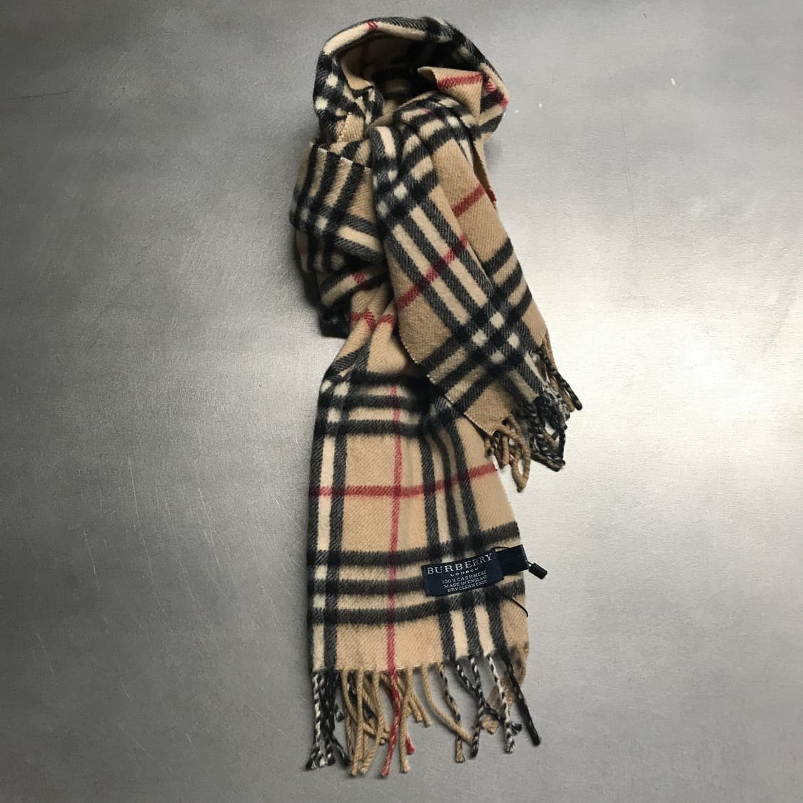 버버리 정품 캐시미어 머플러 베이지 상품이미지1