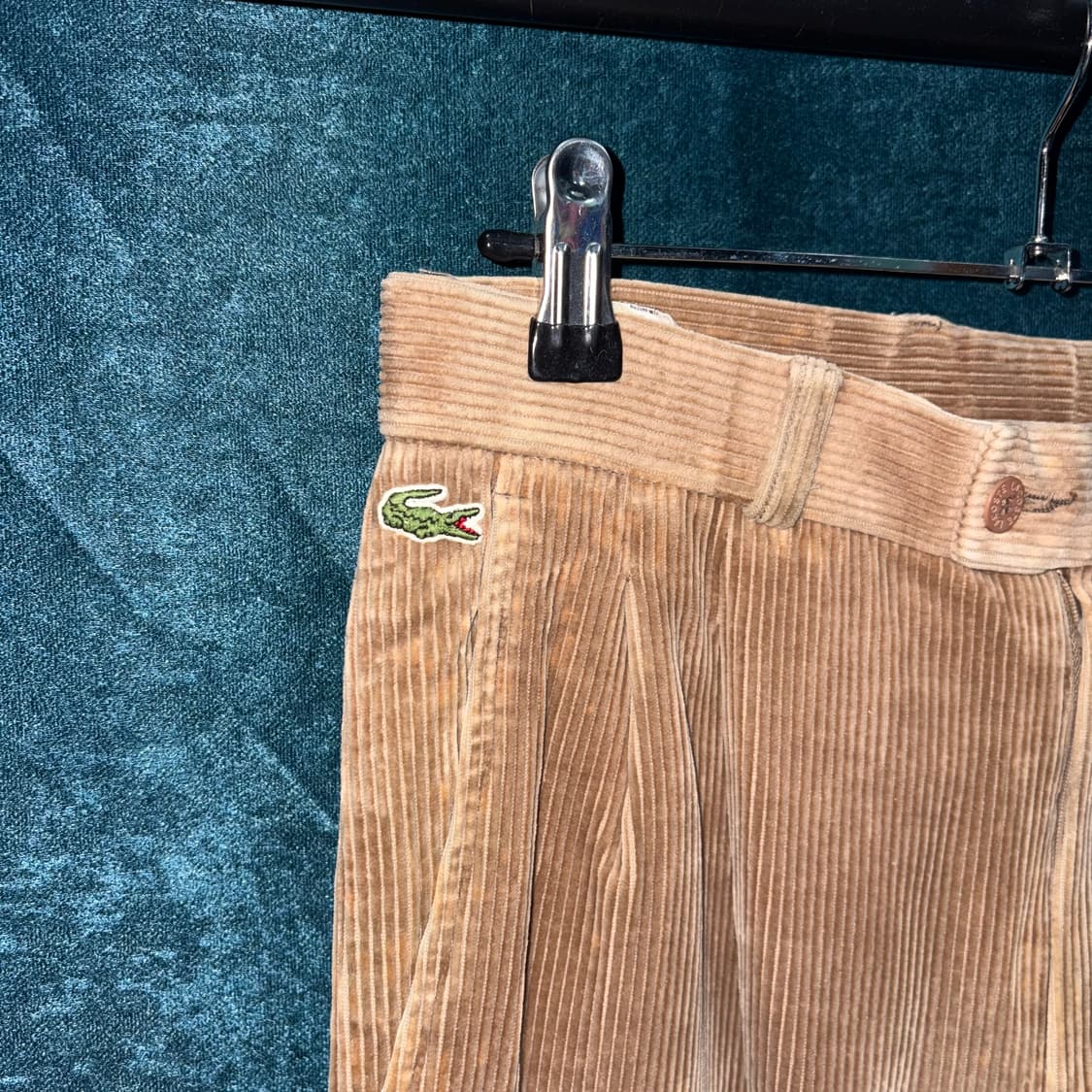 (29) 80s 슈미즈 라코스테 코듀로이 팬츠 상품이미지4