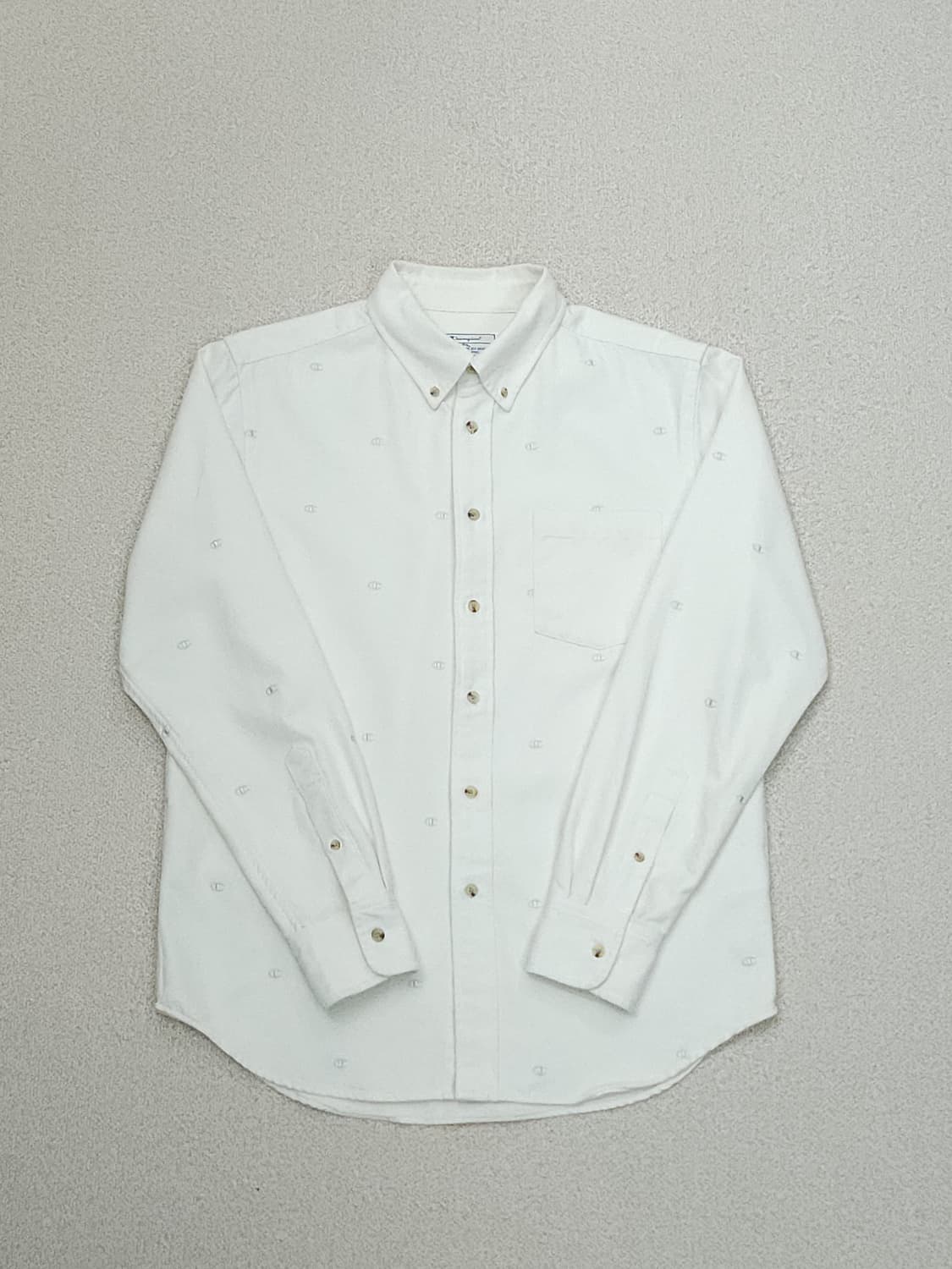 (L)챔피온 남자 로고 셔츠 긴팔 빈티지 남 상품이미지1