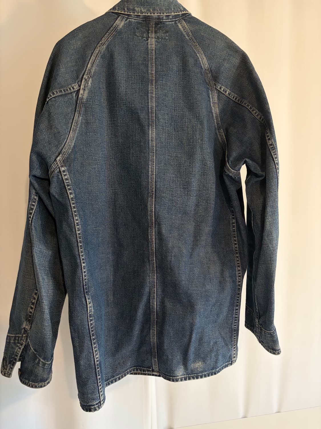 90s bartack 빈티지 데님 초어자켓 M 상품이미지2
