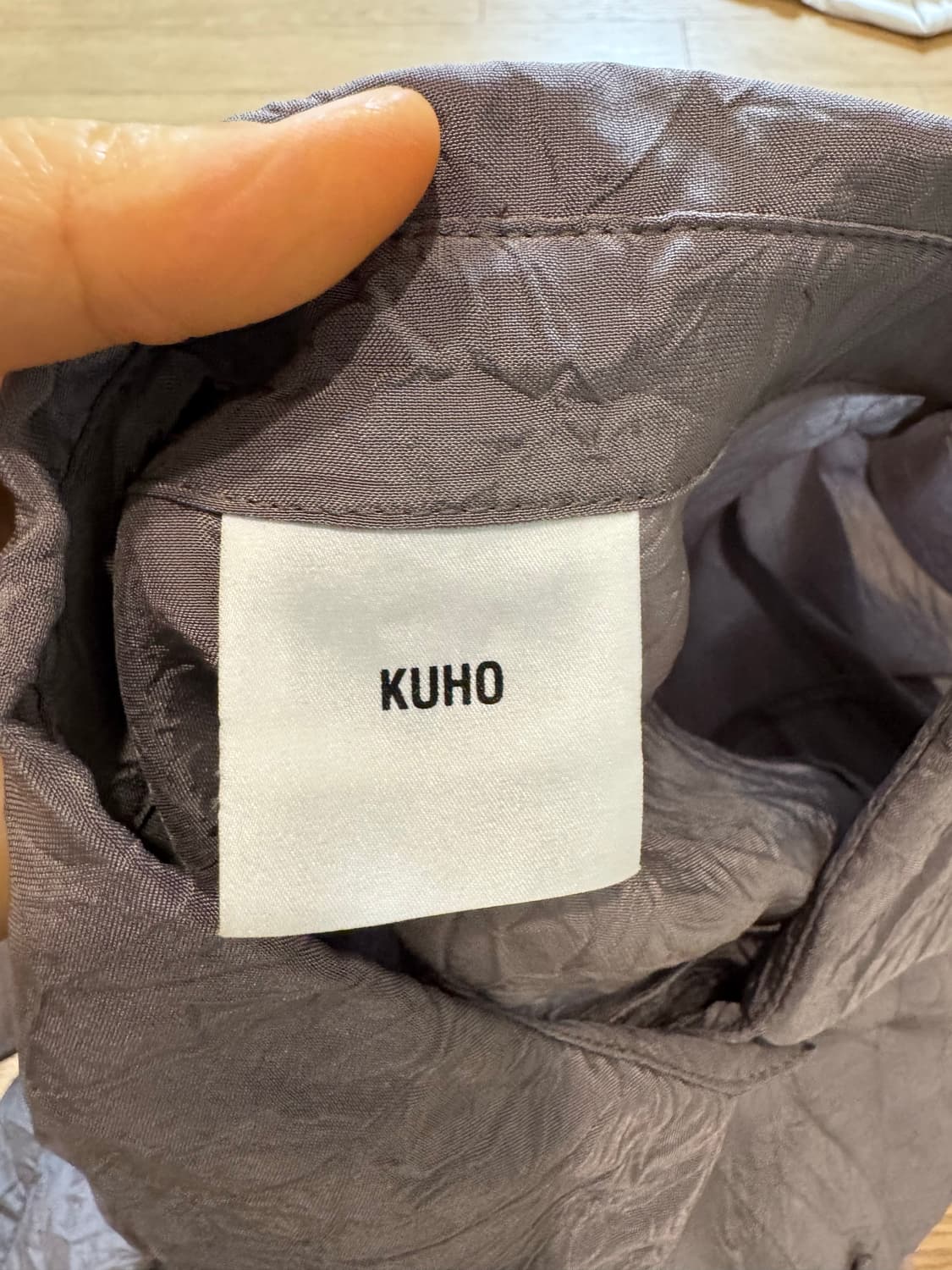 KUHO 구호 링클 셔츠 상품이미지2