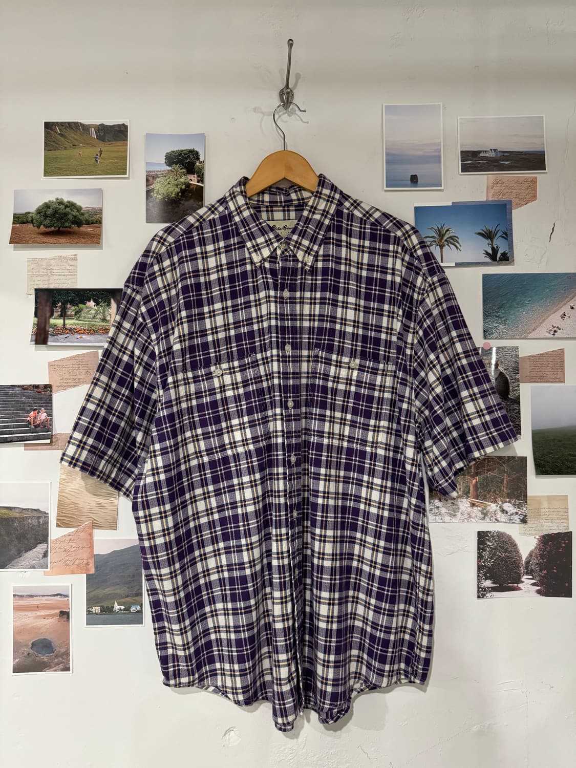 eddie bauer 체크 셔츠 상품이미지1