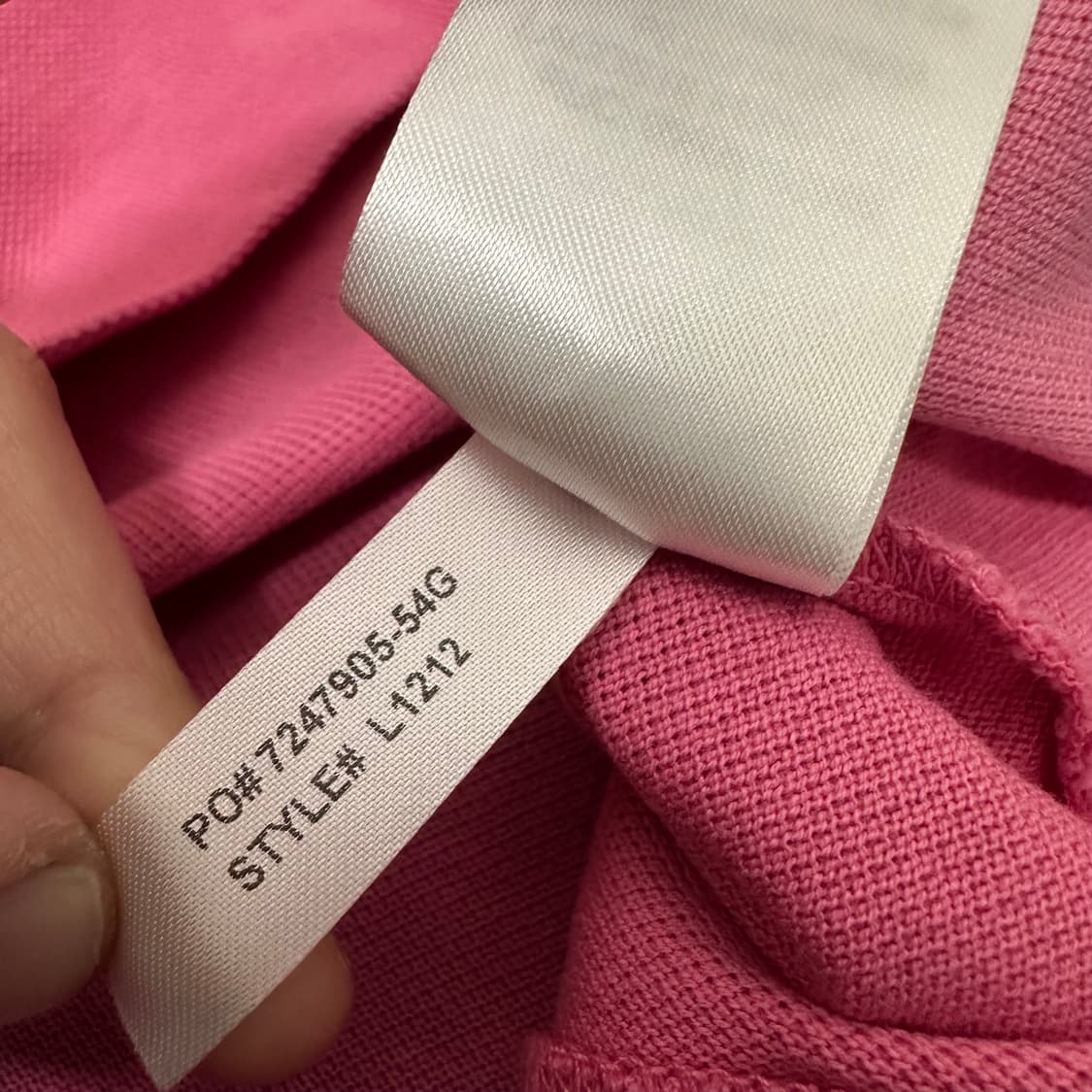 라코스테 여성 카라티 반팔티셔츠 핑크 XL 상품이미지9