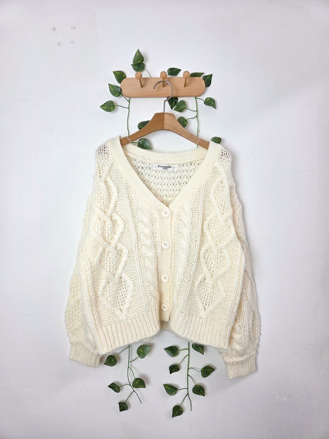 아이보리 아방핏 가디건 상품이미지1