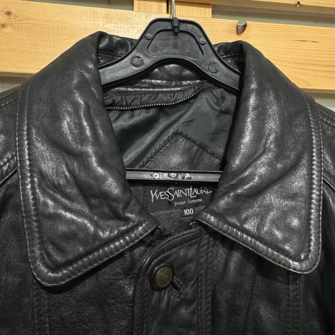 입생로랑 양가죽 자켓 상품이미지3