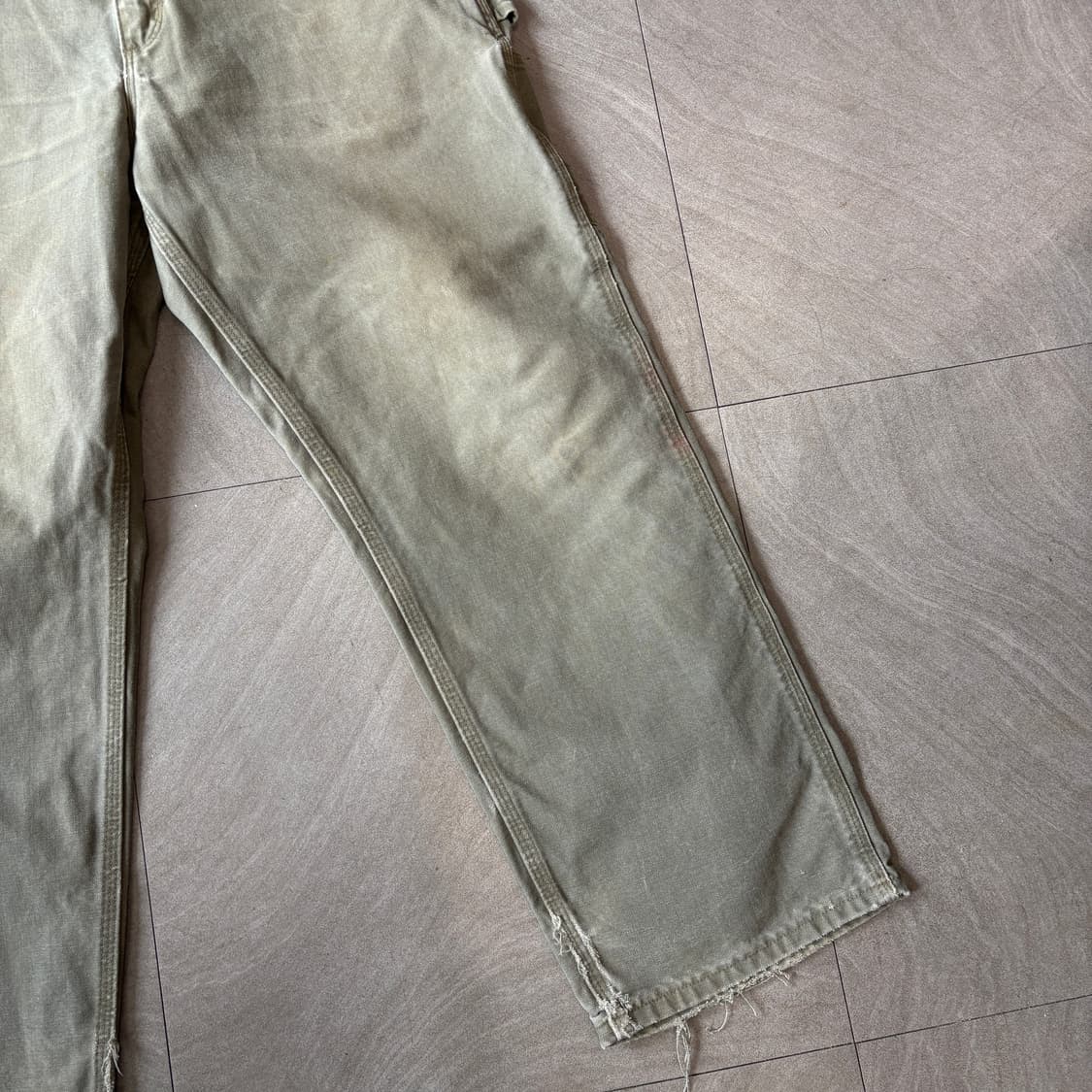 칼하트 정품 오리지널 모스 그린 카펜터 팬츠 상품이미지8