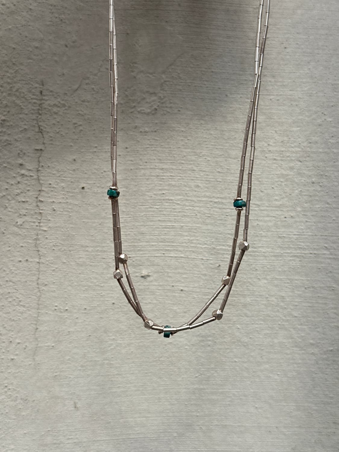 (Only 1) Turquoise Tube Bar Double Layer 상품이미지3