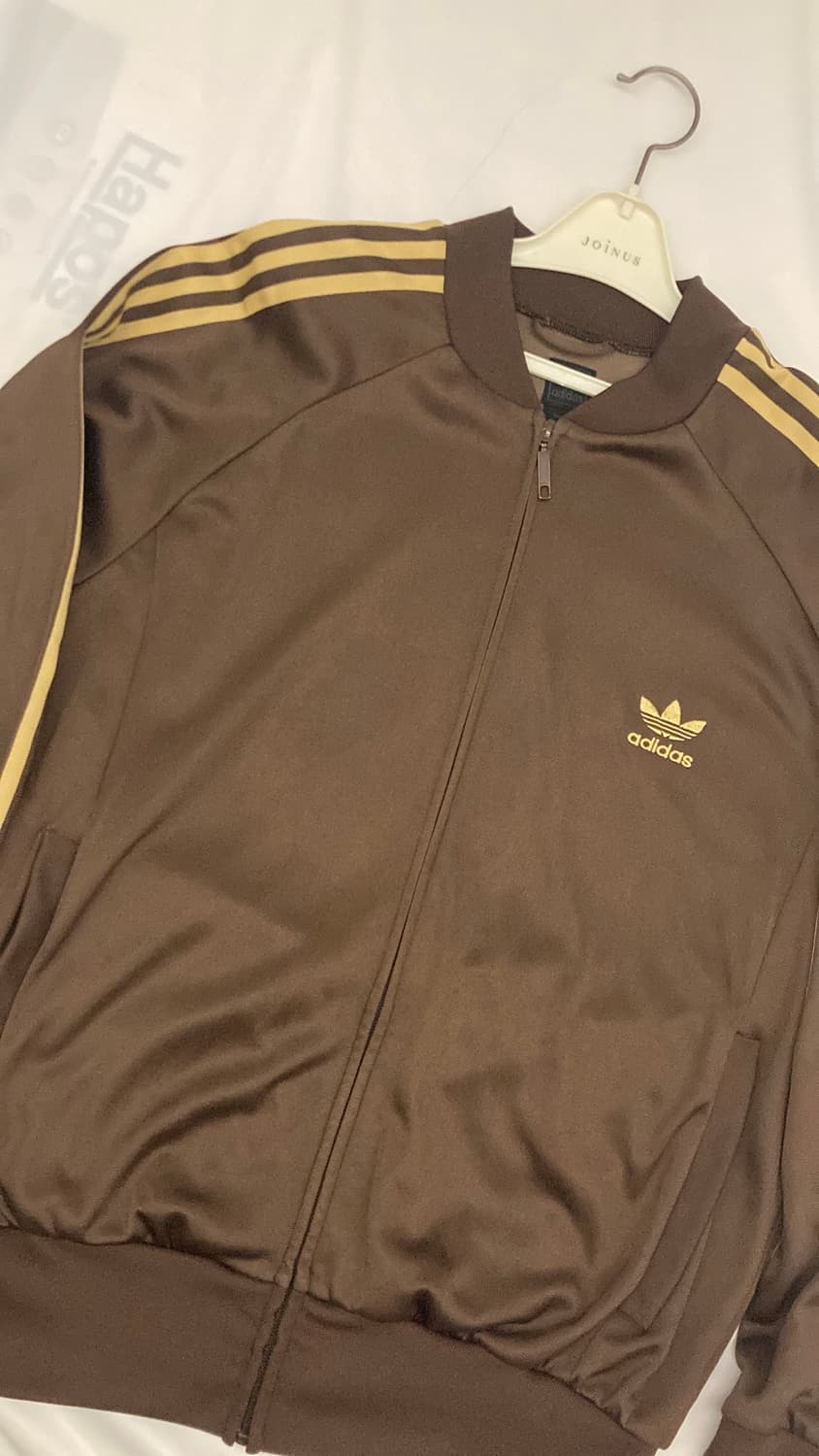 아디다스 브라운/골드 트랙 자켓 상품이미지4
