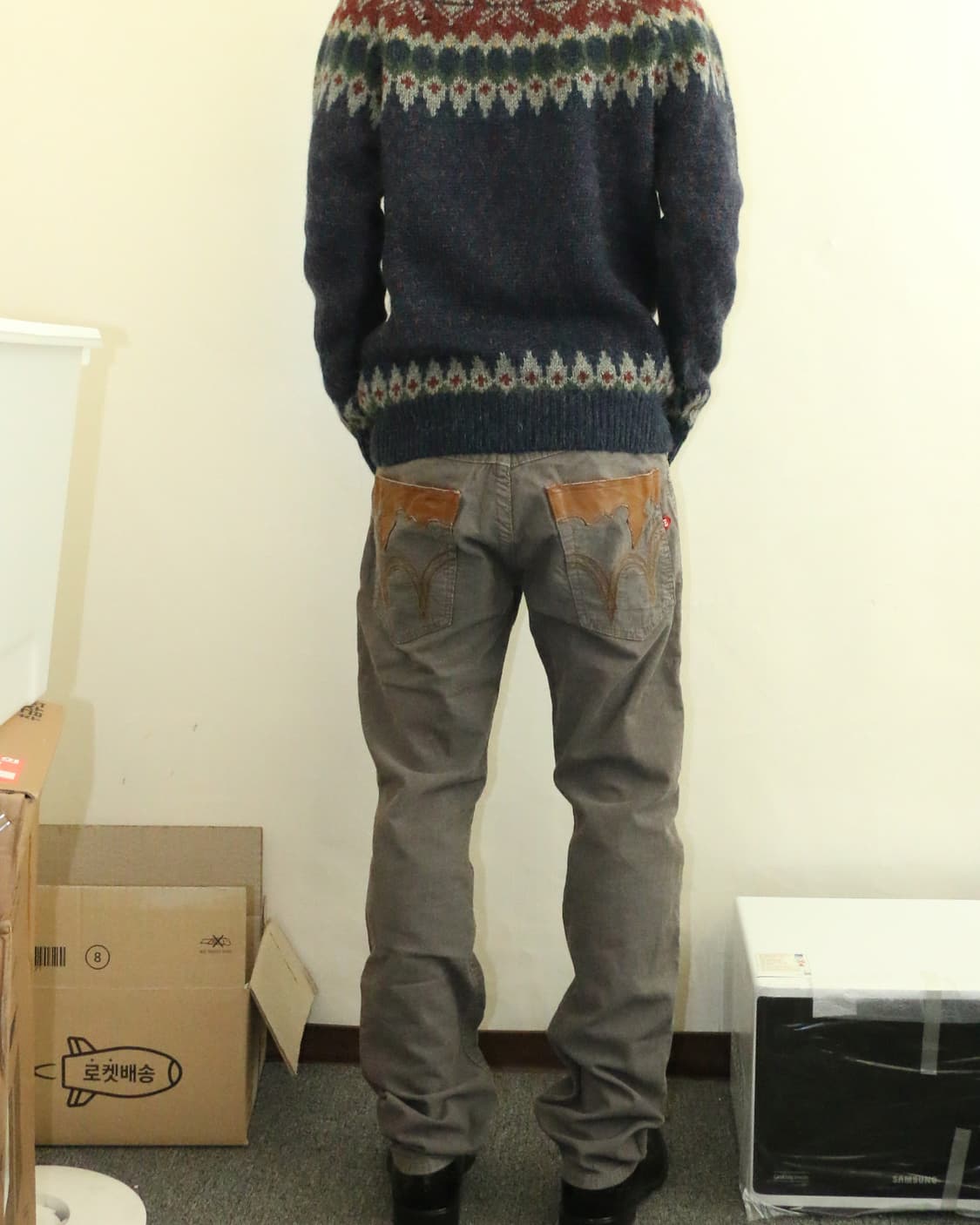 에드윈 웨스턴 스타일 코듀로이 팬츠 상품이미지1