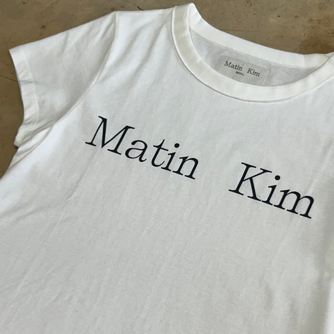 🫶🏻 새상품 마뗑킴 여성용 White 반팔티 🫶🏻 상품이미지2