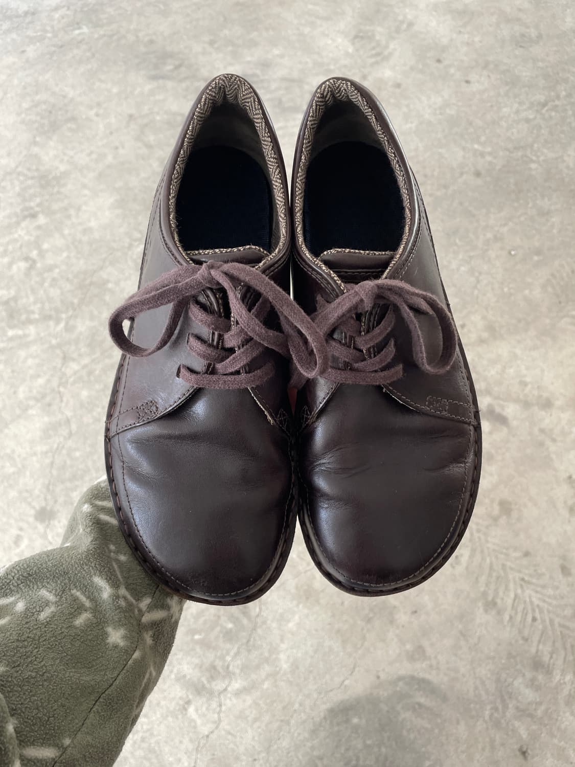 00s Patagonia Loulu Velvet Brown Leather 상품이미지4