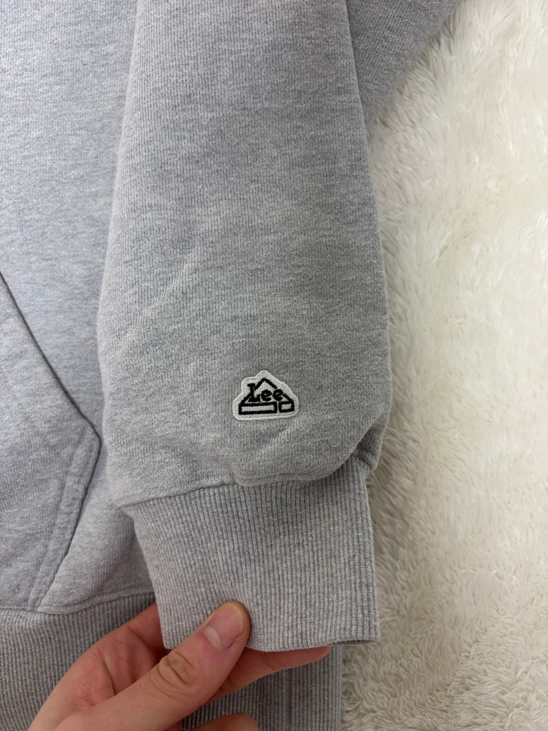 리 멀티 컬러 트위치로고 후디 그레이 M 상품이미지3