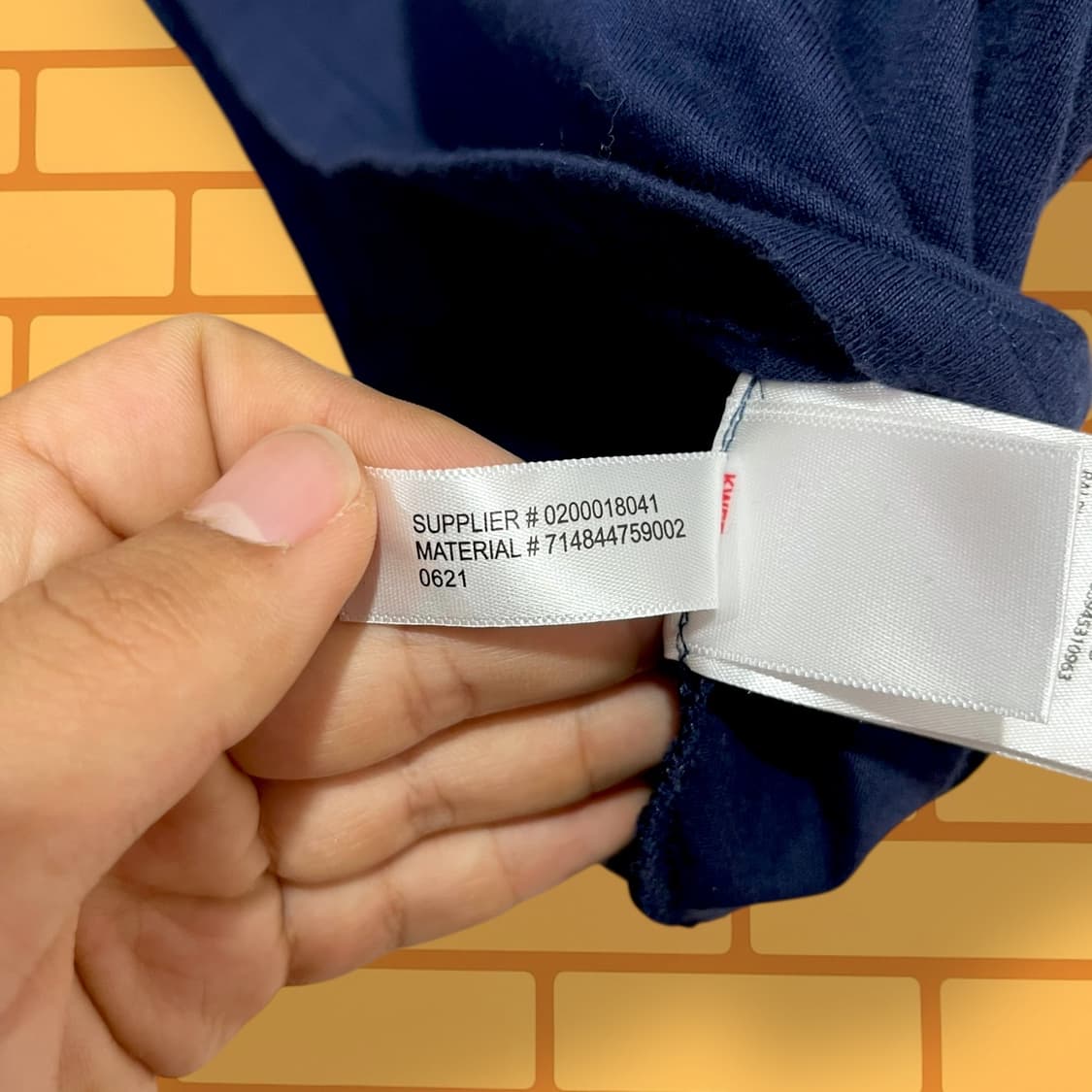 폴로 네이비 롱 슬리브 티 (M) 상품이미지6