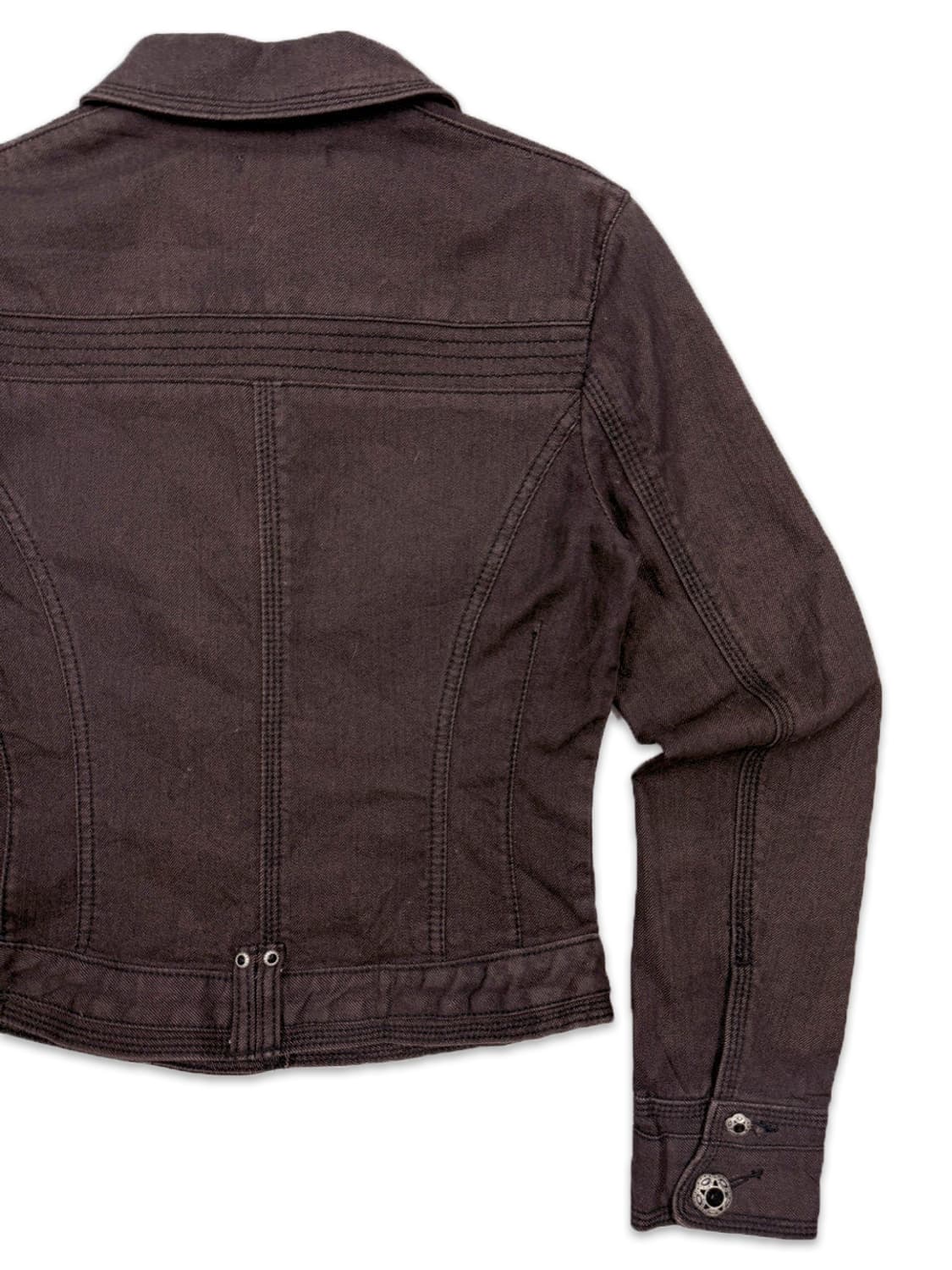 빈티지 ekdutin 다크퍼플 라인 자켓 상품이미지5