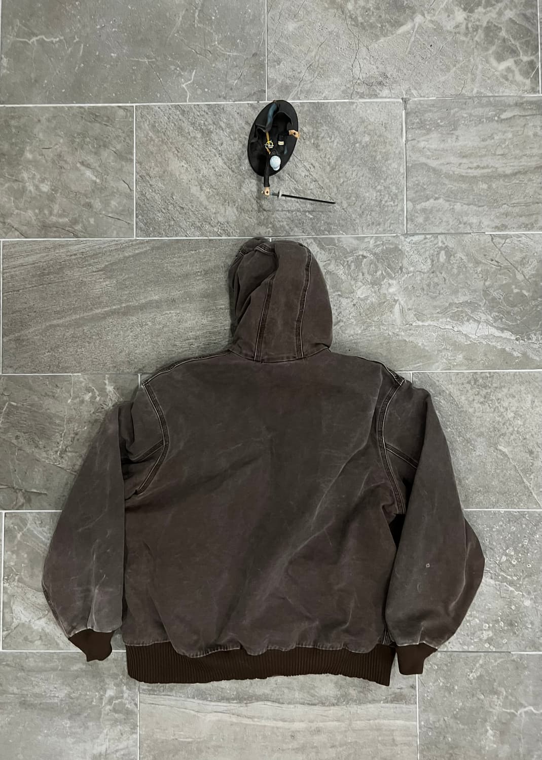 (XL)칼하트 덕 액티브 후드자켓 J130 CHT 체스트넛 상품이미지2