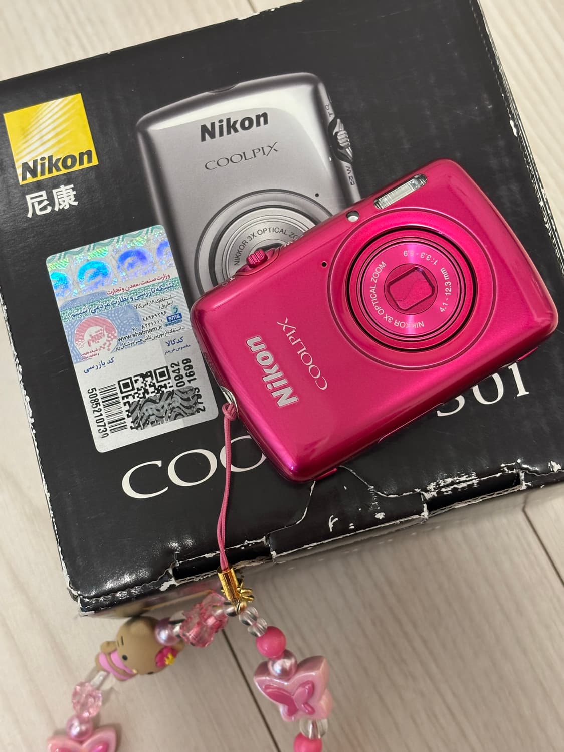 니콘 쿨픽스s01 핑크 디지털카메라 상품이미지1
