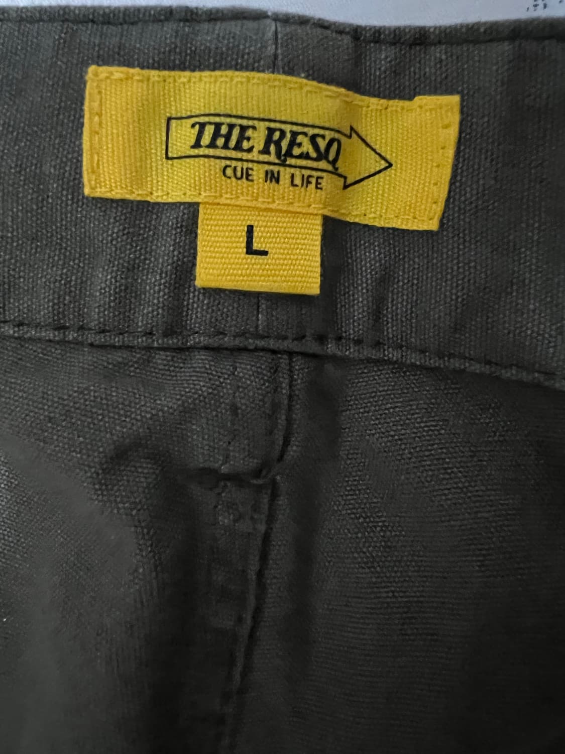 THE RESQ 킬로이 카고 팬츠 올리브 L 상품이미지4