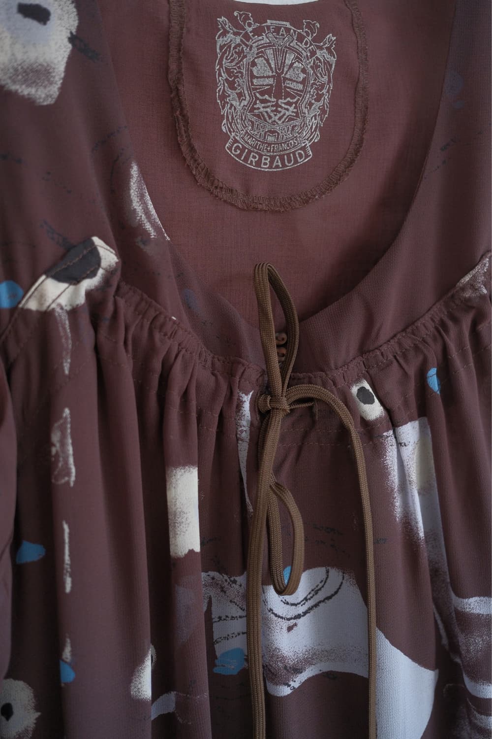 Brown sheer dress 상품이미지3